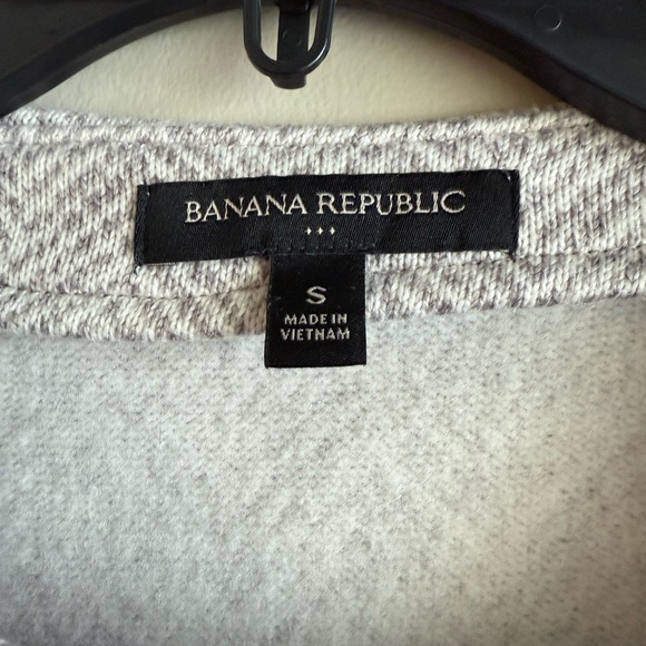 Banana Republic Light Gray Knit Sweater Jacket Size Small - Picture 3 of 4
